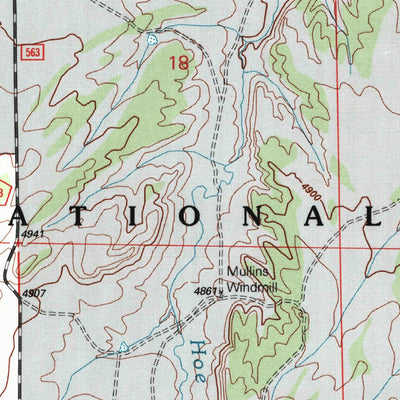 United States Geological Survey Sheep Canyon, CO (1996, 24000-Scale) digital map