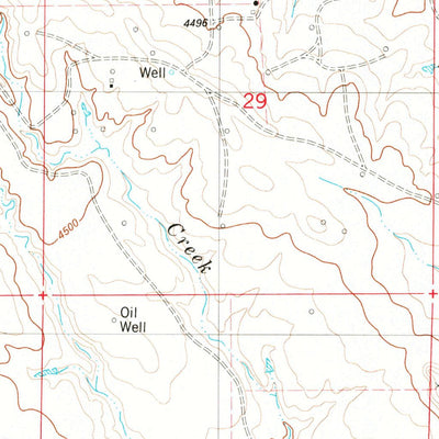 United States Geological Survey Sheep Canyon Creek West, WY (1982, 24000-Scale) digital map