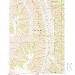 United States Geological Survey Sheep Creek Divide, OR (1990, 24000-Scale) digital map
