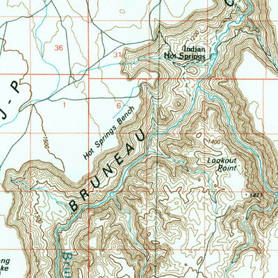 United States Geological Survey Sheep Creek, ID (1989, 100000-Scale) digital map