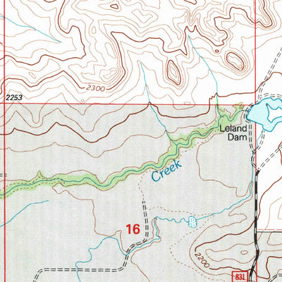 United States Geological Survey Sheep Creek, ND (1997, 24000-Scale) digital map