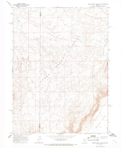 United States Geological Survey Sheep Creek Range NE, NV (1965, 24000-Scale) digital map