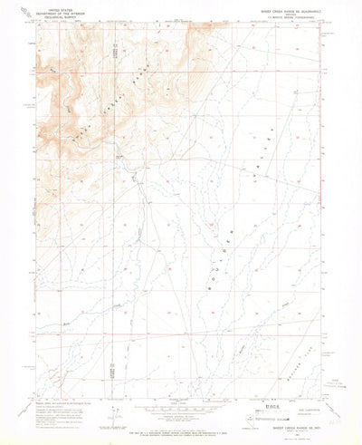 United States Geological Survey Sheep Creek Range SE, NV (1965, 24000-Scale) digital map