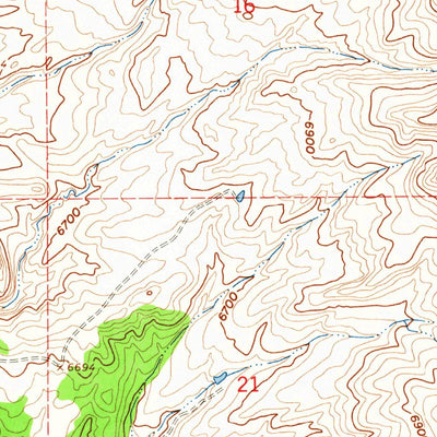 United States Geological Survey Sheep Creek, WY (1960, 24000-Scale) digital map