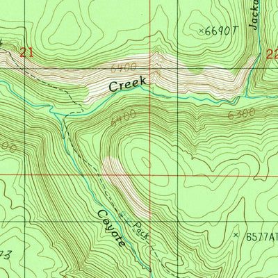 United States Geological Survey Sheep Falls, ID-WY (1989, 24000-Scale) digital map
