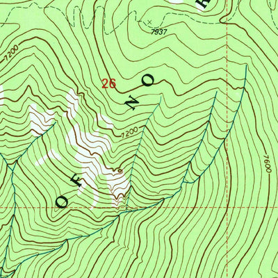 United States Geological Survey Sheep Hill, ID (1995, 24000-Scale) digital map