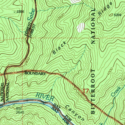 United States Geological Survey Sheep Hill, ID (1995, 24000-Scale) digital map