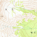 United States Geological Survey Sheep Mesa, WY (1970, 24000-Scale) digital map