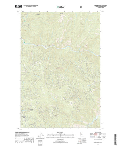 United States Geological Survey Sheep Mountain, ID (2020, 24000-Scale) digital map