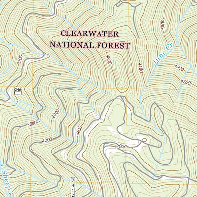 United States Geological Survey Sheep Mountain, ID (2020, 24000-Scale) digital map