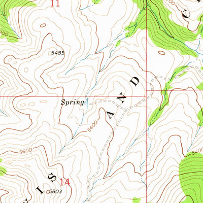 United States Geological Survey Sheep Mountain, MT (1971, 24000-Scale) digital map