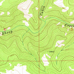 United States Geological Survey Sheep Mountain, MT (1971, 24000-Scale) digital map