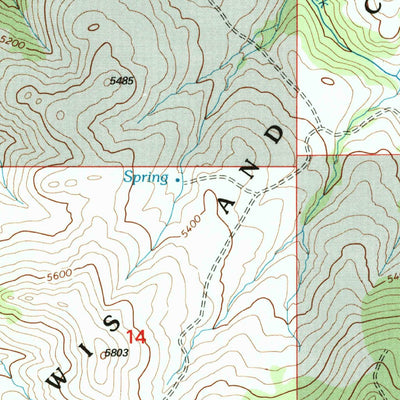 United States Geological Survey Sheep Mountain, MT (1995, 24000-Scale) digital map