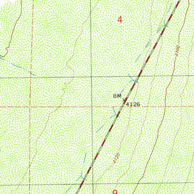 United States Geological Survey Sheep Mountain, NM (1981, 24000-Scale) digital map