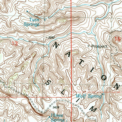 United States Geological Survey Sheep Mountain, SD (2005, 24000-Scale) digital map