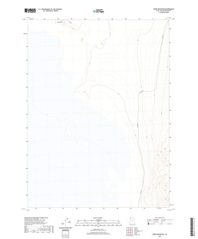 United States Geological Survey Sheep Mountain, UT (2020, 24000-Scale) digital map