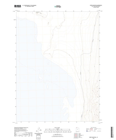 United States Geological Survey Sheep Mountain, UT (2023, 24000-Scale) digital map