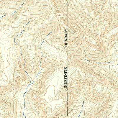 United States Geological Survey Sheep Peak, TX (1964, 24000-Scale) digital map