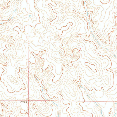 United States Geological Survey Sheep Pen Draw, SD (1971, 24000-Scale) digital map