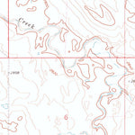 United States Geological Survey Sheep Pen Draw SE, SD (1971, 24000-Scale) digital map