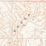 United States Geological Survey Sheep Ridge, ID (1970, 24000-Scale) digital map