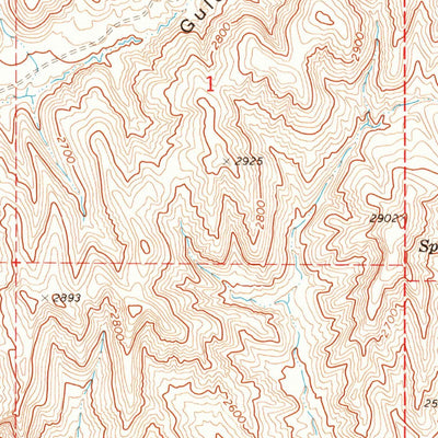 United States Geological Survey Sheep Ridge, ID (1970, 24000-Scale) digital map