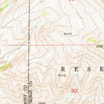 United States Geological Survey Sheep Ridge, WY (1952, 24000-Scale) digital map