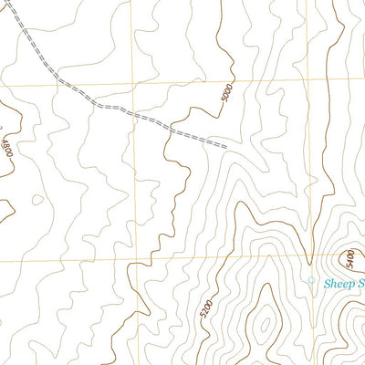 United States Geological Survey Sheep Spring, NV (2021, 24000-Scale) digital map
