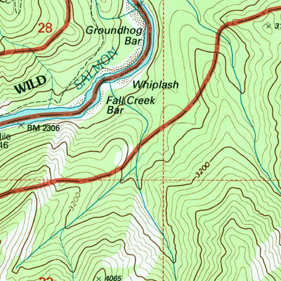 United States Geological Survey Sheepeater Mountain, ID (1995, 24000-Scale) digital map