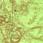 United States Geological Survey Sheephead Lake, MI (1951, 24000-Scale) digital map