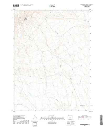 United States Geological Survey Sheepherder Springs, CO (2022, 24000-Scale) digital map