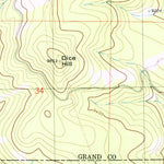 United States Geological Survey Sheephorn Mountain, CO (1980, 24000-Scale) digital map