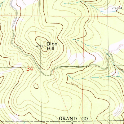 United States Geological Survey Sheephorn Mountain, CO (1980, 24000-Scale) digital map