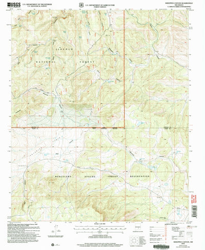 United States Geological Survey Sheeppen Canyon, NM (2004, 24000-Scale) digital map