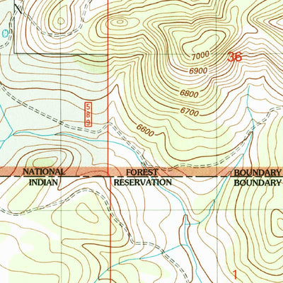 United States Geological Survey Sheeppen Canyon, NM (2004, 24000-Scale) digital map