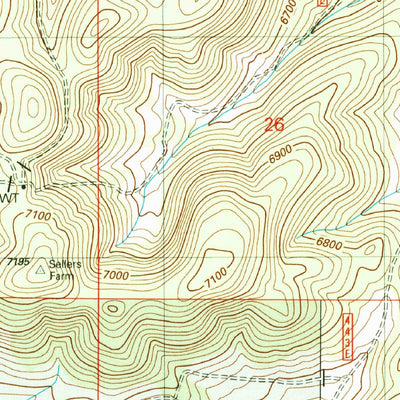 United States Geological Survey Sheeppen Canyon, NM (2004, 24000-Scale) digital map