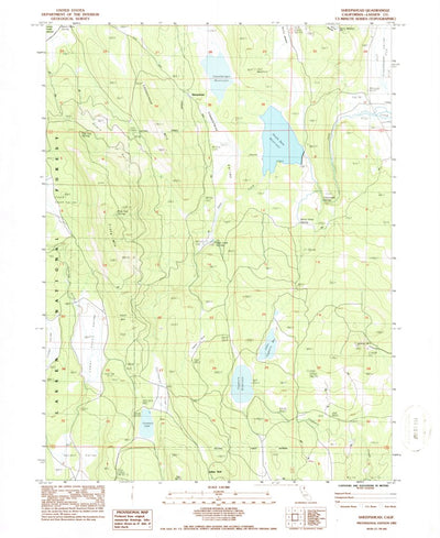 United States Geological Survey Sheepshead, CA (1983, 24000-Scale) digital map