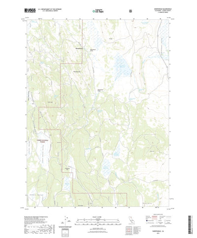 United States Geological Survey Sheepshead, CA (2021, 24000-Scale) digital map