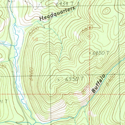 United States Geological Survey Sheepshead Mountain, MT (1985, 24000-Scale) digital map