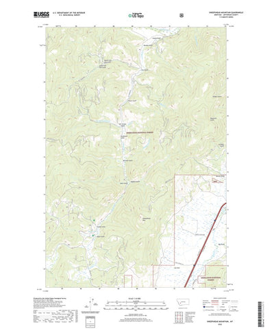 United States Geological Survey Sheepshead Mountain, MT (2020, 24000-Scale) digital map