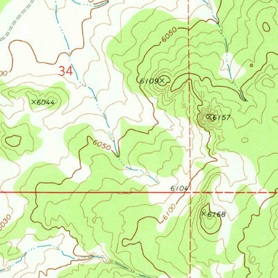 United States Geological Survey Sheepskin Wash, AZ (1971, 24000-Scale) digital map