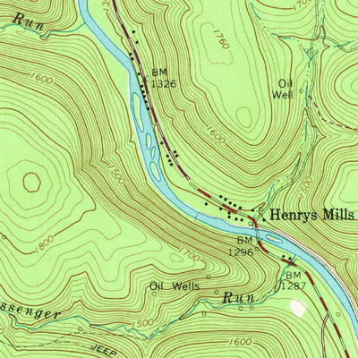 United States Geological Survey Sheffield, PA (1966, 24000-Scale) digital map