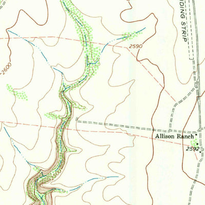United States Geological Survey Sheffield SE, TX (1967, 24000-Scale) digital map