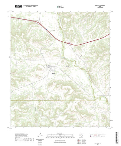 United States Geological Survey Sheffield, TX (2023, 24000-Scale) digital map