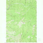United States Geological Survey Shefoot Mountain, ID (1988, 24000-Scale) digital map