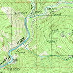 United States Geological Survey Shefoot Mountain, ID (1988, 24000-Scale) digital map