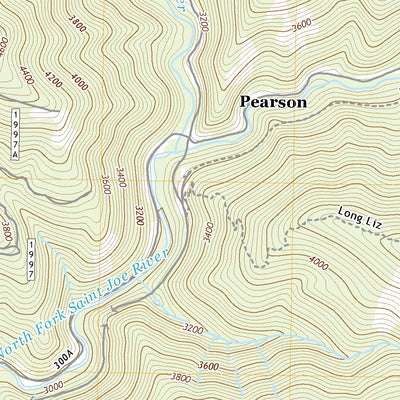 United States Geological Survey Shefoot Mountain, ID (2020, 24000-Scale) digital map