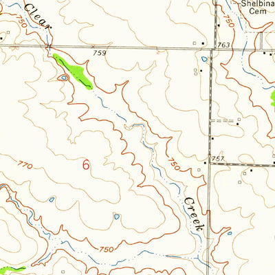 United States Geological Survey Shelbina, MO (1959, 24000-Scale) digital map