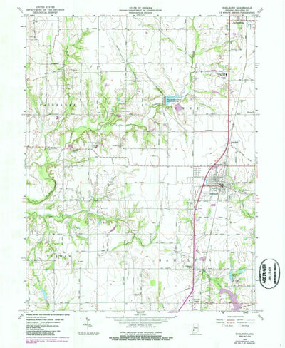 United States Geological Survey Shelburn, IN (1963, 24000-Scale) digital map