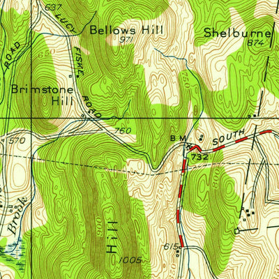 United States Geological Survey Shelburne Falls, MA (1949, 24000-Scale) digital map